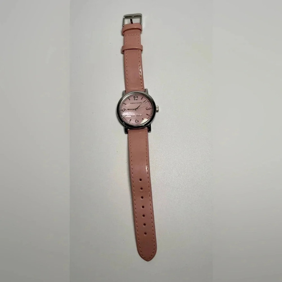 Anne Klein Womens Watch 38mm Oval Dial Pink Leather needs new Battery - Picture 4 of 10